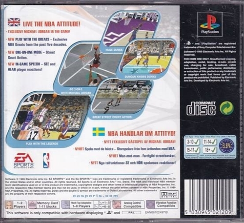 NBA Live 2000 - PS1(B Grade) (Genbrug)